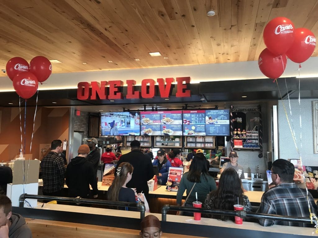 Confluent Development Completes Raising Cane’s First Location in