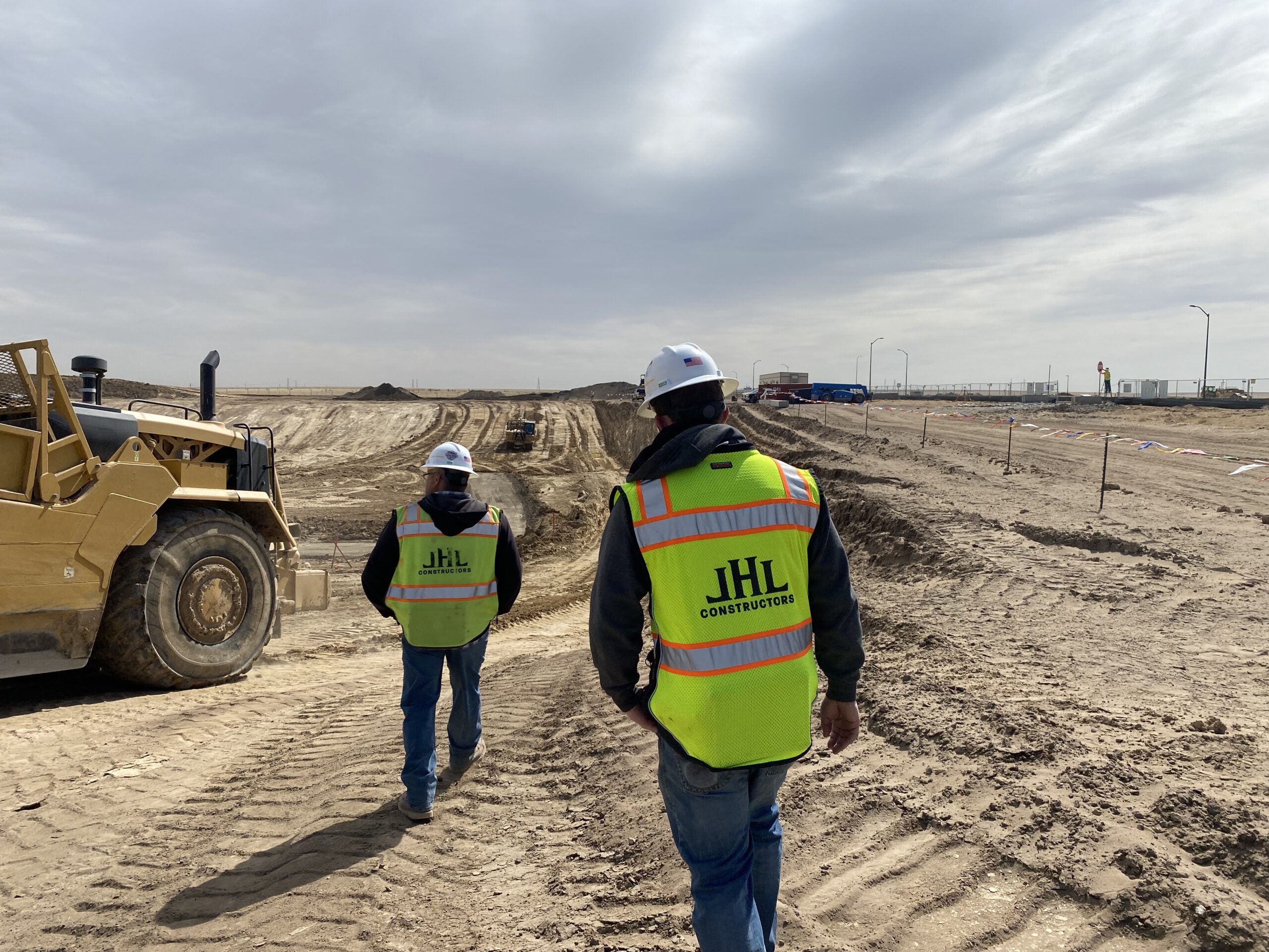 JHL employees at a developer site