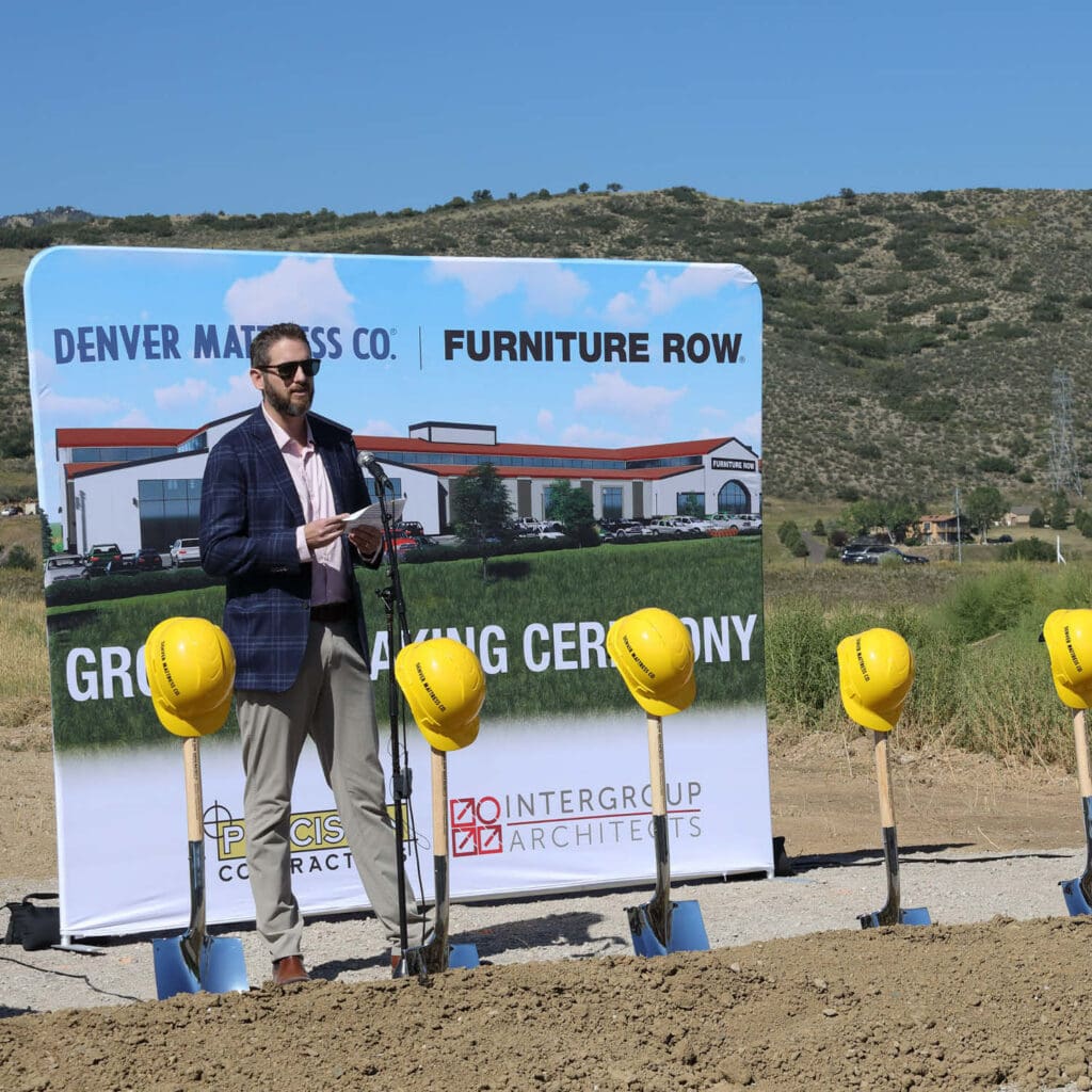 Furniture Row Store Breaks Ground in Littleton Mile High CRE